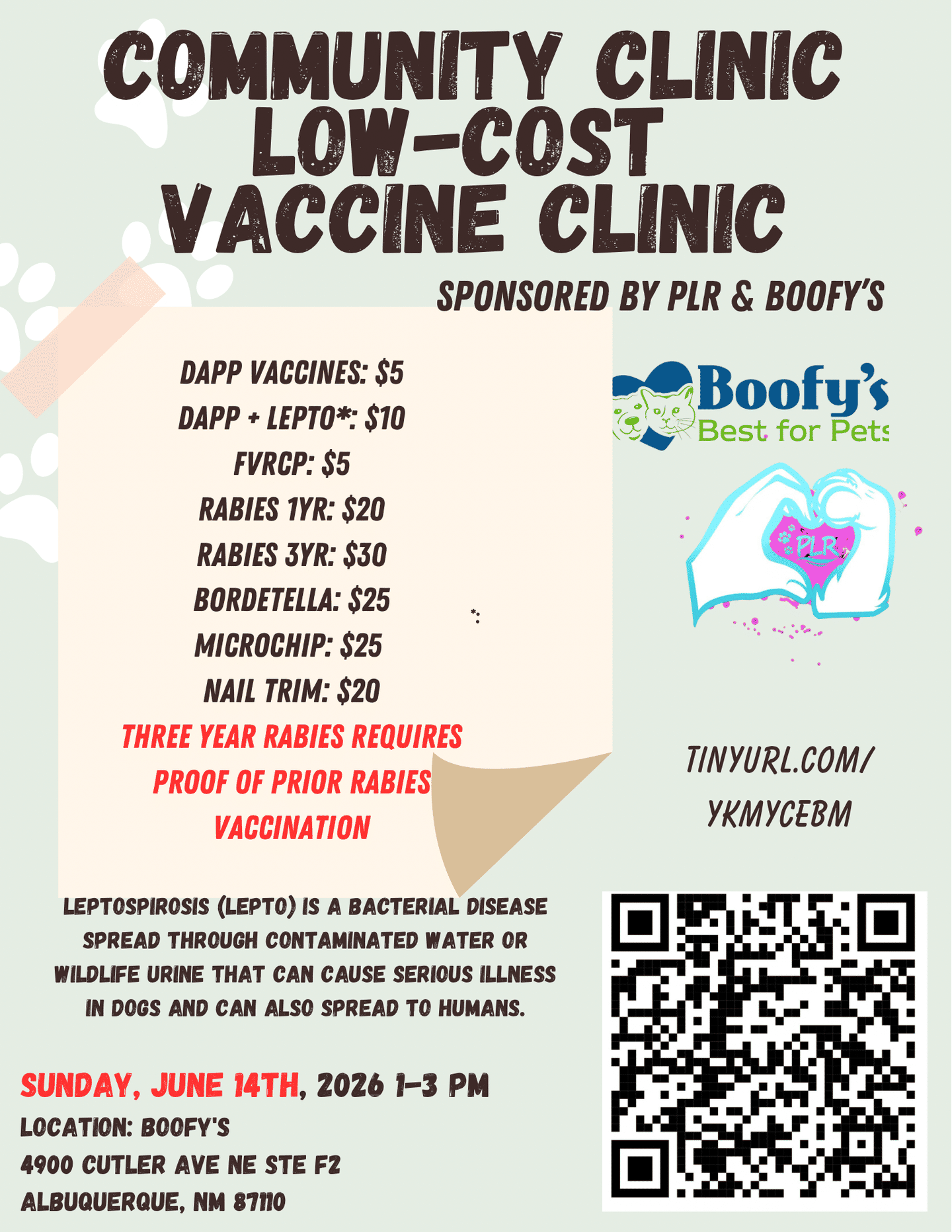 Image of Local Pet Event Low-Cost Vaccine Clinic for Pets (Cutler store) Nearby