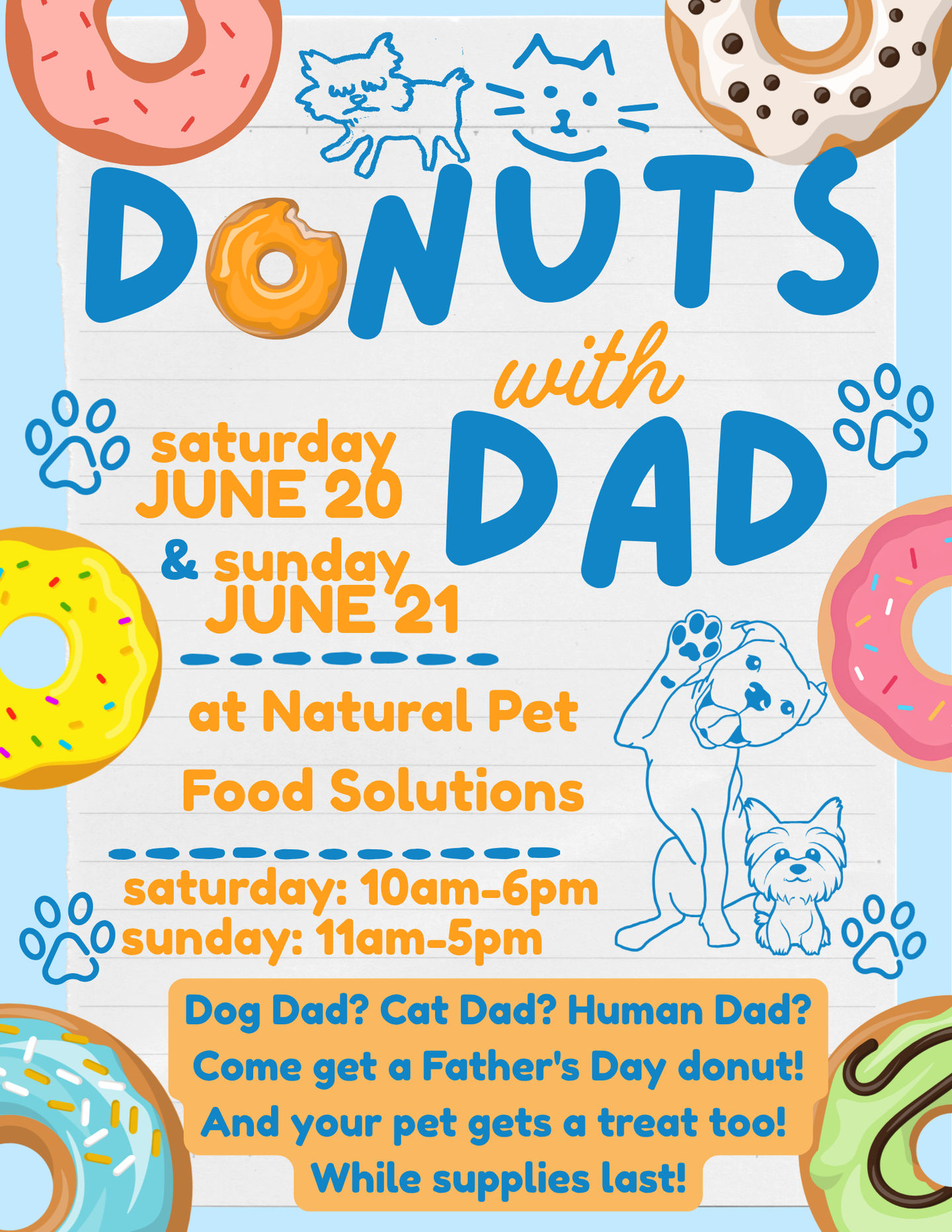 Image of Local Pet Event Donuts for Dads and Dogs! Nearby