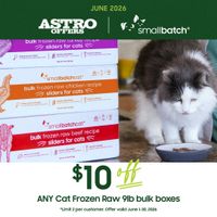 Image of Smallbatch | $10.00 OFF 9lb Bulk Box Raw Sliders for Cats Promotion in San Luis Obispo