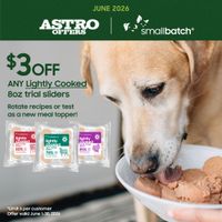 Image of Smallbatch | $3.00 OFF Lightly Cooked Trial Size Promotion in San Luis Obispo