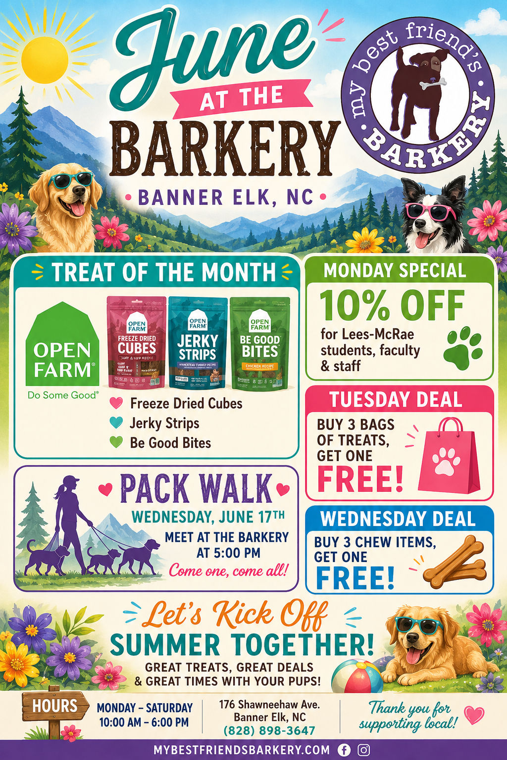 May at the Barkery Banner Elk NC
