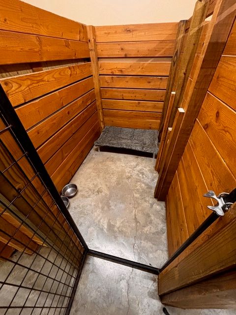 Dog boarding suite