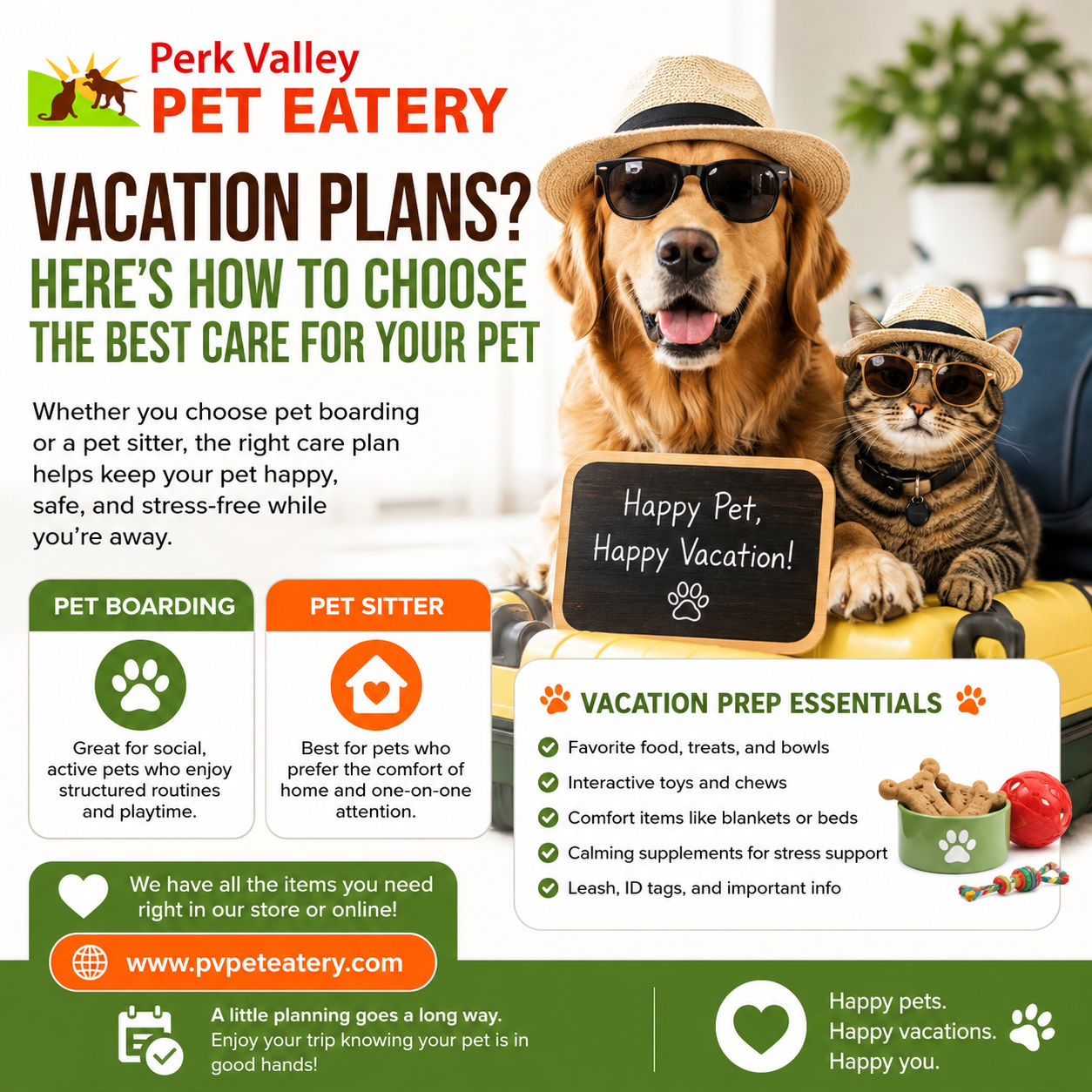 Vacation Plans? Here’s How to Choose the Best Care for Your Pet
