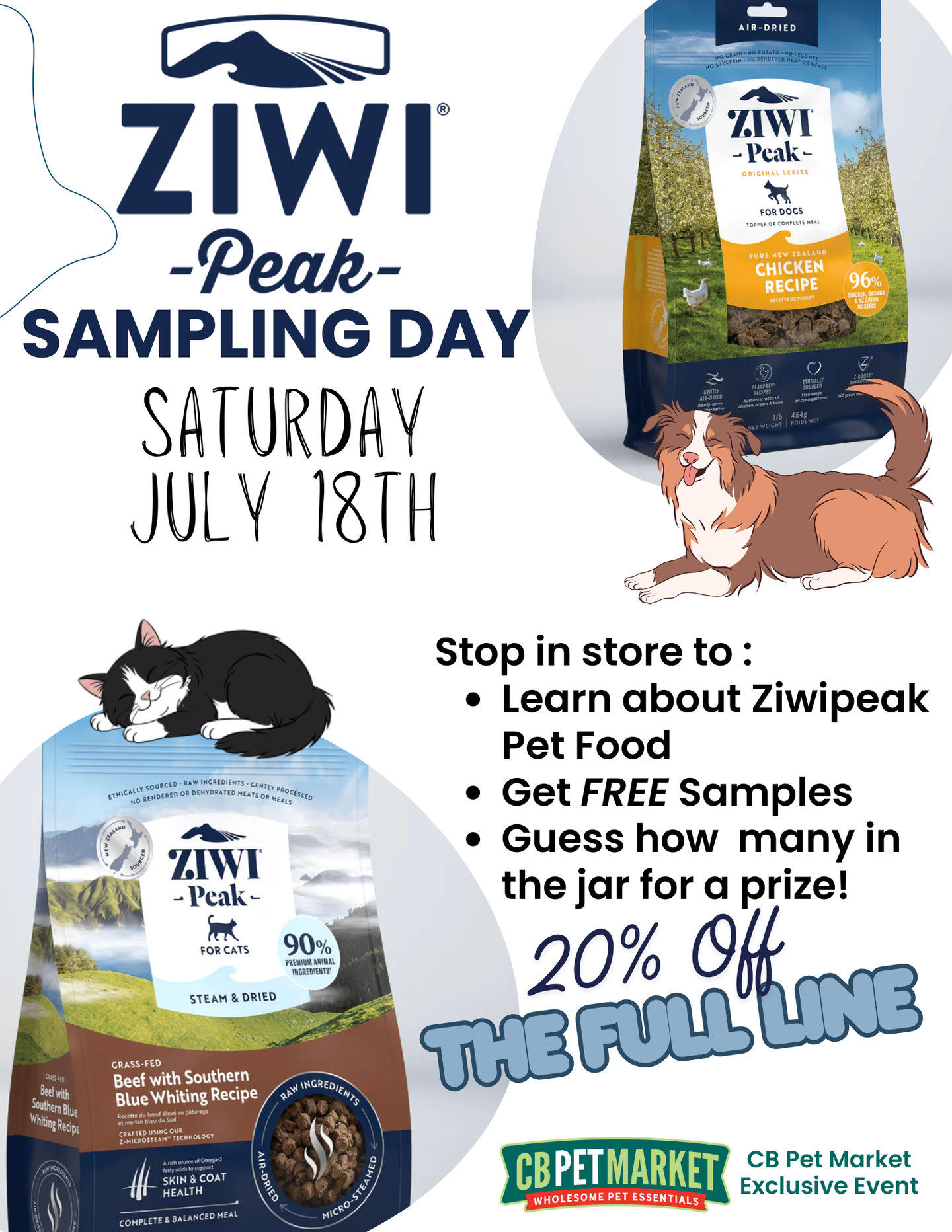 Image of Local Pet Event ZiwiPeak Sampling Day! Nearby