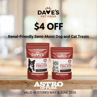 Image of Dave's Pet Food | $4.00 OFF Renal-Friendly Semi-Moist Treats Promotion in Sarasota