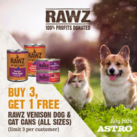 Image of RAWZ | Buy 3, Get 1 FREE on Venison Dog & Cat Cans Promotion in Jersey City
