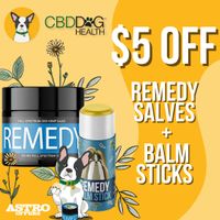 Image of CBD Dog Health | $5.00 OFF REMEDY Salves and Balm Sticks Promotion in Scottsdale
