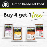 Image of Raised Right | Buy 4, Get 1 FREE on 16oz Original Adult Dog Frozen Diets Promotion in Newport