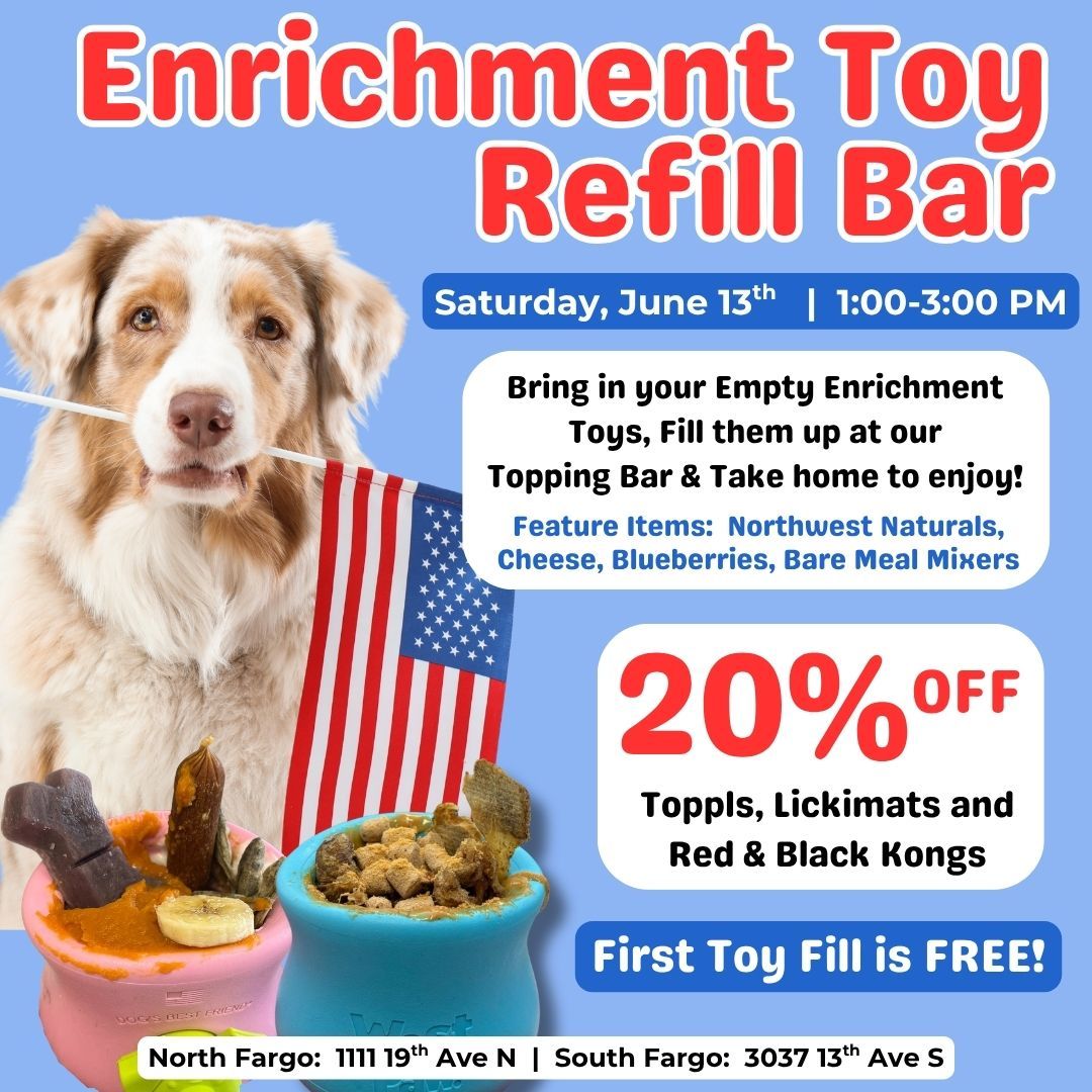 Image of Local Pet Event Enrichment Refill Bar Nearby