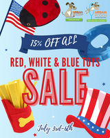 Image of Red, White, & Blue Sale Promotion in Chicago