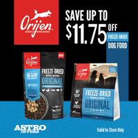 Image of ORIJEN US | Save On Freeze Dried Dog Food Promotion in Carbondale
