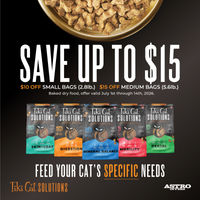 Image of Tiki Cat | Save On 2.8lb & 5.6lb Solutions Dry Food Promotion in Califon