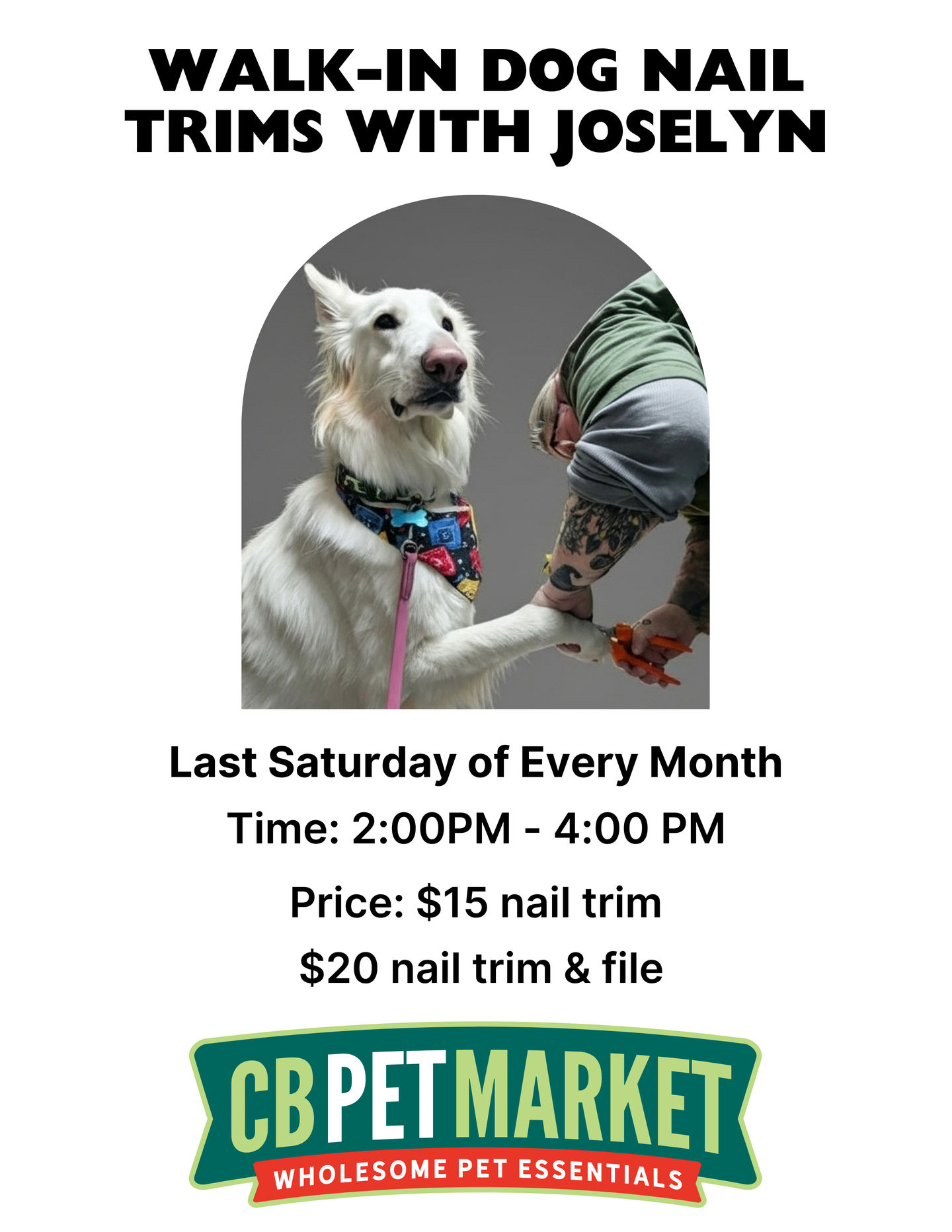 Image of Local Pet Event Dog Nail Trim Event! Nearby