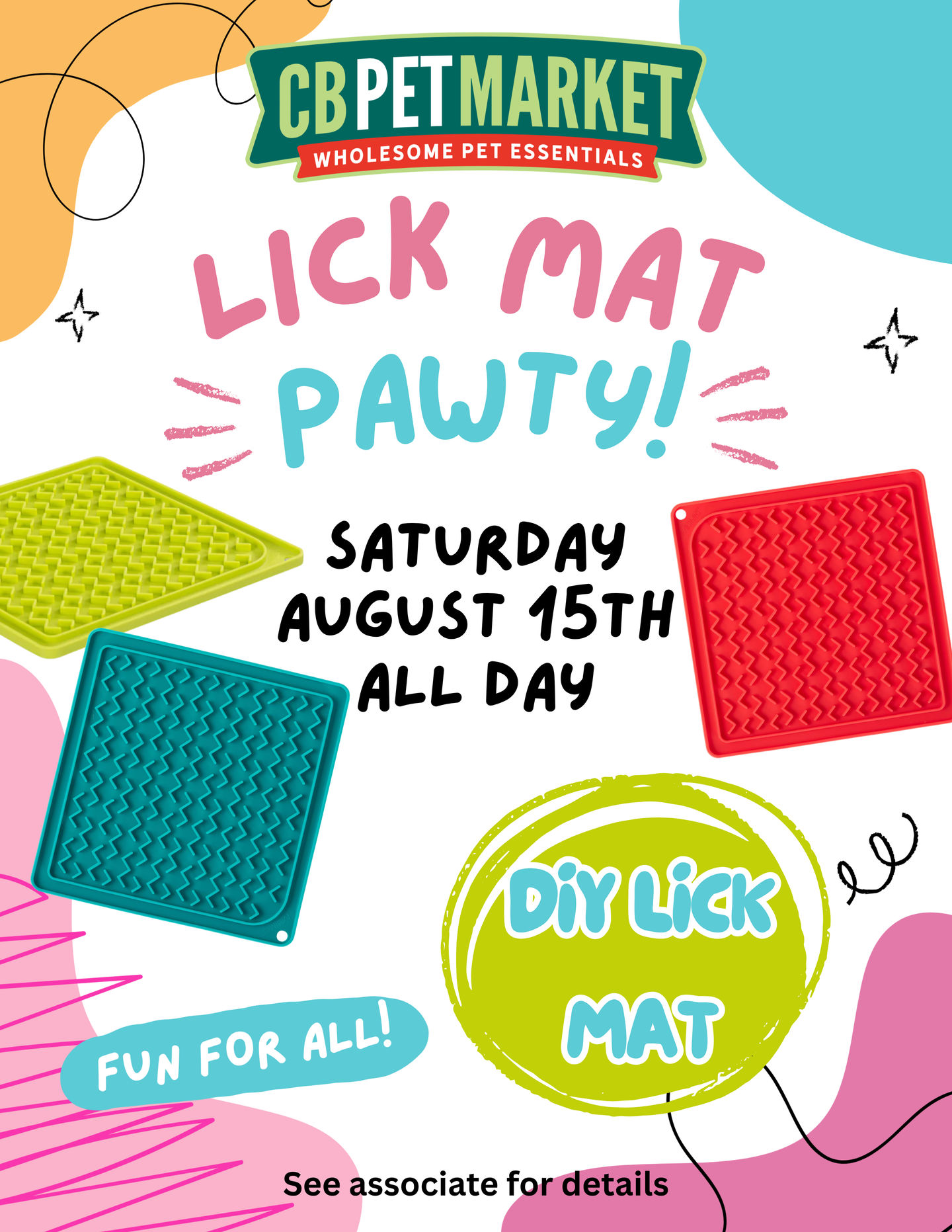 Image of Local Pet Event Lick Mat Pawty! Nearby