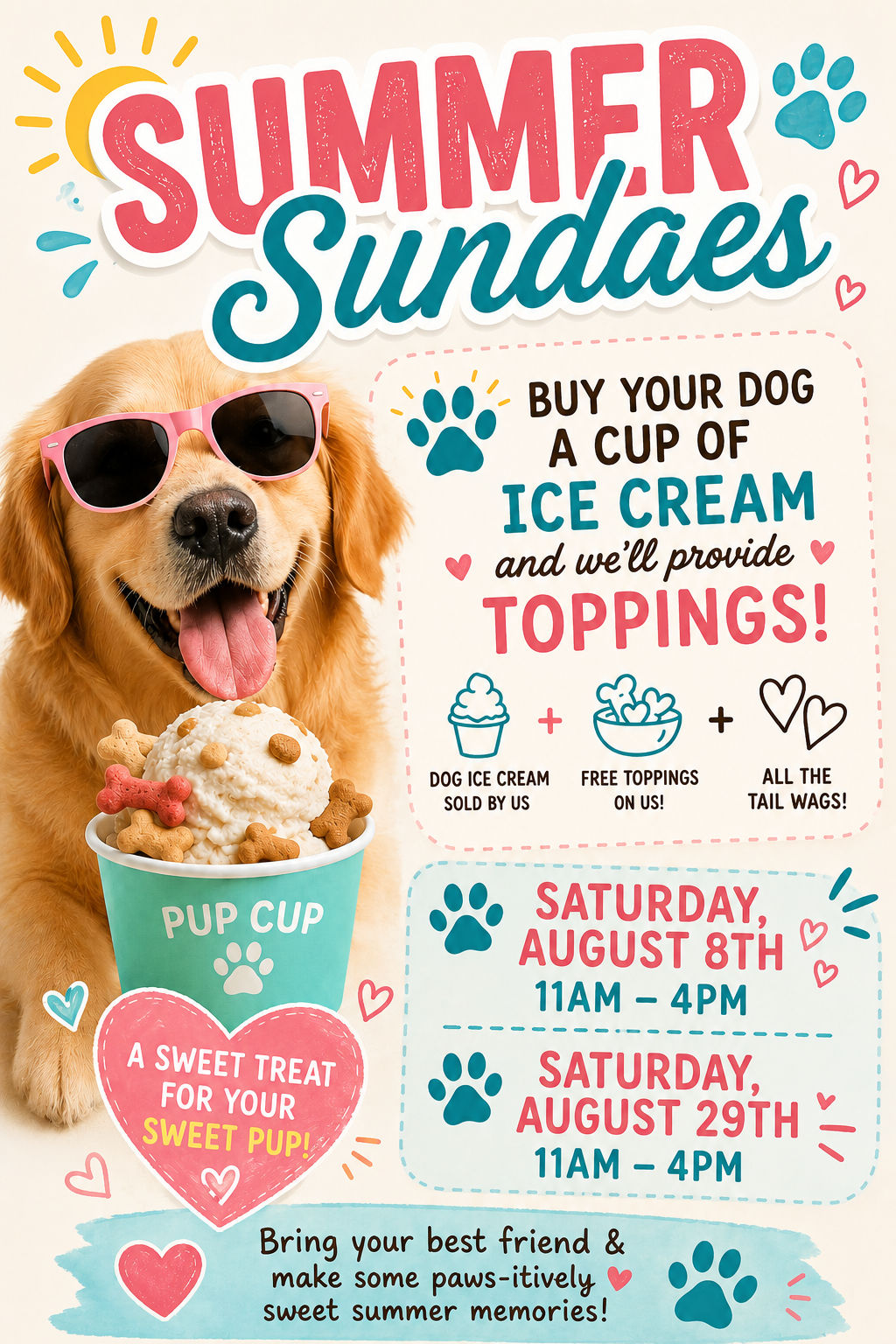 Image of Local Pet Event Ice Cream Social Nearby