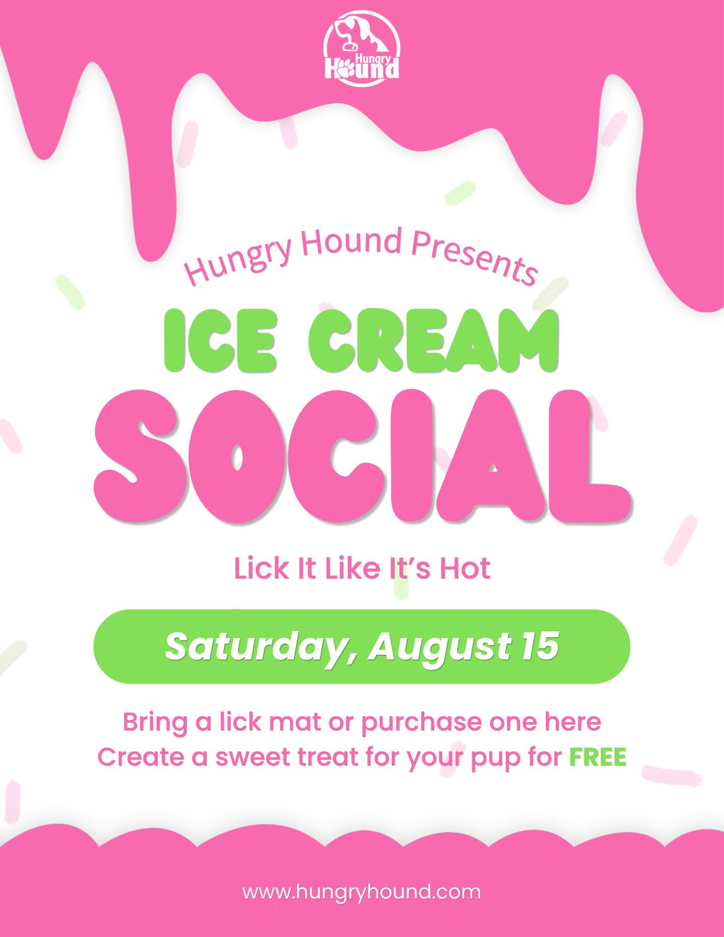 Image of Local Pet Event Ice Cream Social - Lick It Like It's Hot Nearby