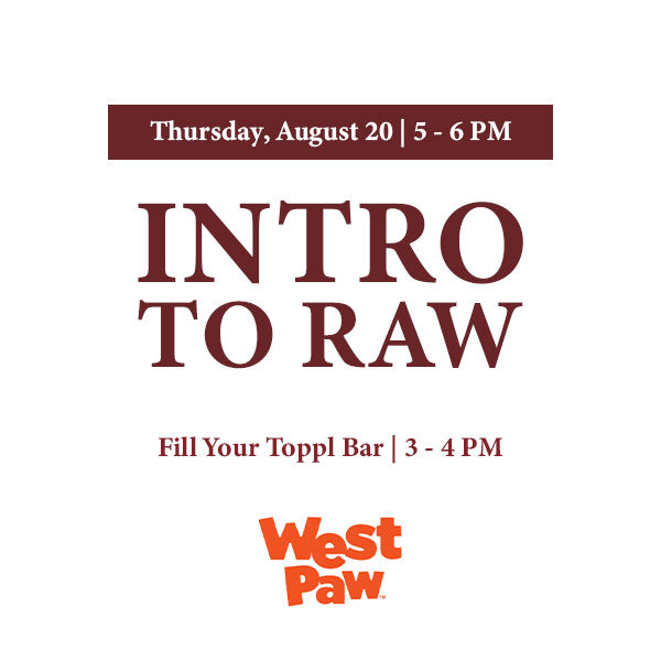 Image of Local Pet Event Intro to Raw and Stuff Your Toppl Bar Nearby