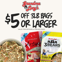 Image of Grandma Lucy's | $5.00 OFF 3lb+ Artisan & 3 Bears Dog Food  Promotion in Chester