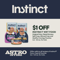 Image of Instinct | $1.00 OFF Cat Cans, Cups & Pouches Promotion in Chester