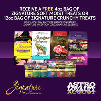 Image of Zignature | FREE Soft Moist Treat or Crunchy Treat with Purchase of Dry Dog Food Promotion in Richmond