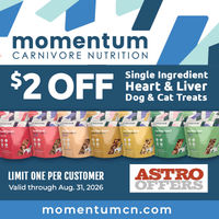 Image of Momentum | $2.00 OFF Freeze-Dried Single Ingredient Heart & Liver Treats Promotion in Califon