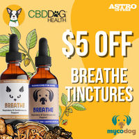 Image of CBD Dog Health | $5.00 OFF BREATHE Tinctures Promotion in Irwin