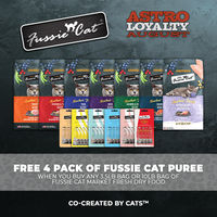 Image of Fussie Cat | FREE 4 Pack of Puree with Purchase of Dry Cat Food Promotion in Montrose