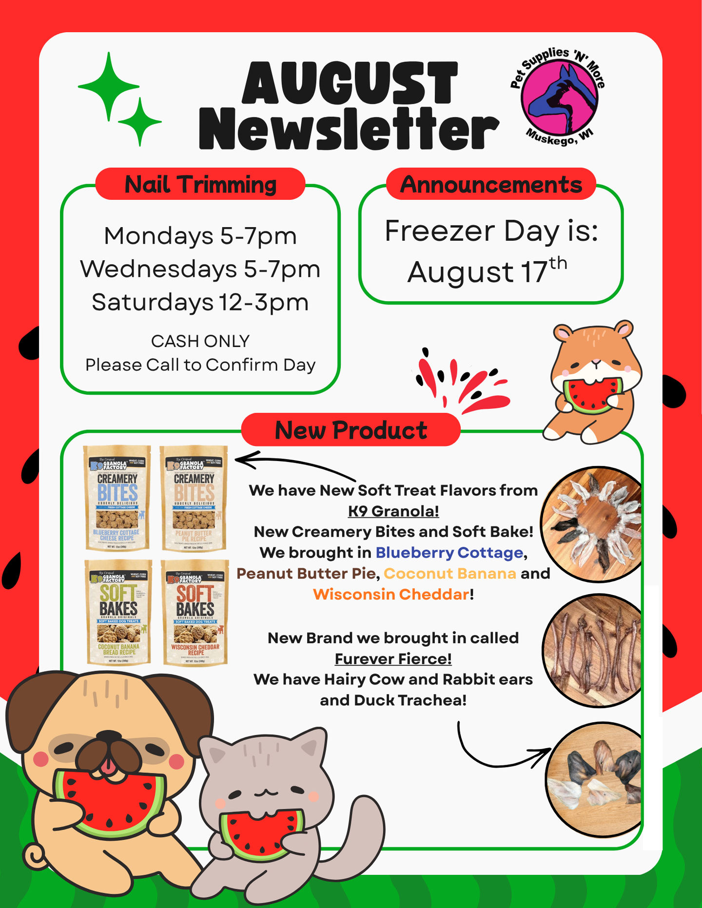 Image of Local Pet Event August Newsletter Nearby