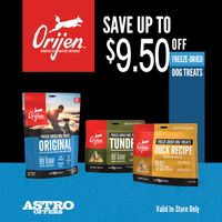 Image of ORIJEN US | Save On Freeze Dried Dog Treats Promotion in Riverdale