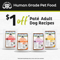 Image of Raised Right | $1.00 OFF 16oz Pumpkin Pate Adult Dog Recipes Promotion in Ankeny
