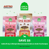 Image of Open Farm | $5.00 OFF 3.5lb Epic Blend Dog Food Recipes Promotion in Ankeny