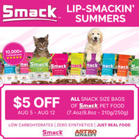 Image of $5 OFF Smack Snack-Sized Bags - August Astro Deals Promotion in Chicago