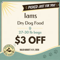 Image of August Sale - Iams Dry Dog Food 27-30 lb $3 OFF Promotion in Beverly Hills