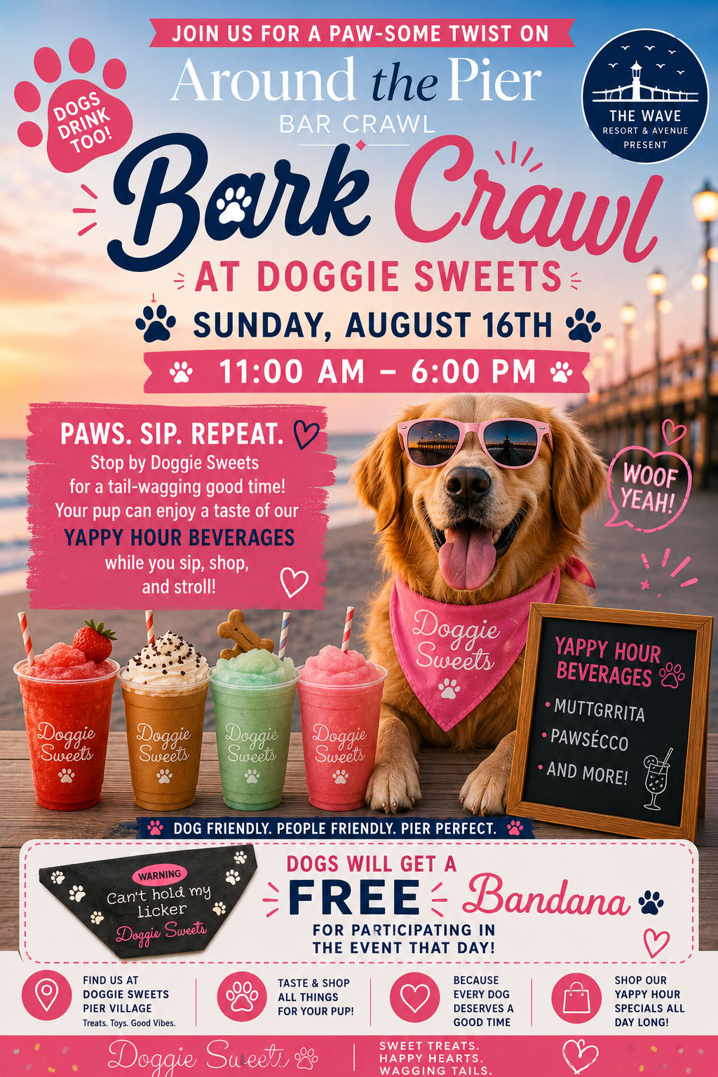 Image of Local Pet Event CAFE EVENT: Bark Crawl Nearby