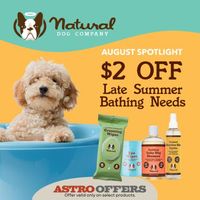 Image of Natural Dog Company | $2.00 OFF Select Grooming Products! Promotion in Beverly Hills