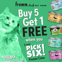 Image of Fromm | Buy 5, Get 1 FREE on All 3oz Cat Food Cans Promotion in Attleboro