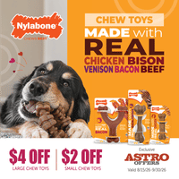 Image of Nylabone | Save On Strong Chews 'Made with REAL Proteins!' Promotion in Delta