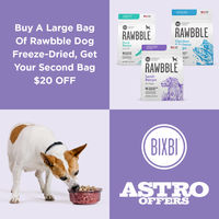 Image of BIXBI | Buy a Large Bag of Freeze-Dried Dog Food, Get $20.00 OFF the Second! Promotion in Tewksbury