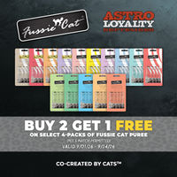 Image of Fussie Cat | Buy 2, Get 1 FREE on Select 4-Packs of Puree Promotion in Tewksbury