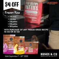 Image of Bones & Co. | $4.00 OFF Frozen Raw Food with Qualifying Freeze-Dried Purchase! Promotion in San Luis Obispo