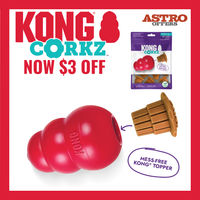 Image of KONG Company | $3.00 OFF KONG Corkz Promotion in Albuquerque
