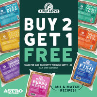 Image of A Pup Above | Buy 2, Get 1 FREE on 1lb Patties Promotion in Old Saybrook