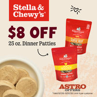 Image of Stella & Chewy's | $8.00 OFF 25oz Freeze Dried Dinner Patties Promotion in Canton