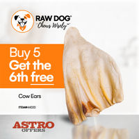 Image of Raw Dog | Buy 5, Get 1 FREE on Cow Ears Promotion in Sarasota