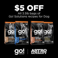 Image of Petcurean (Private Offer) | $5.00 OFF 3.5lb Go! Solutions Dog Recipes Promotion in Middleton