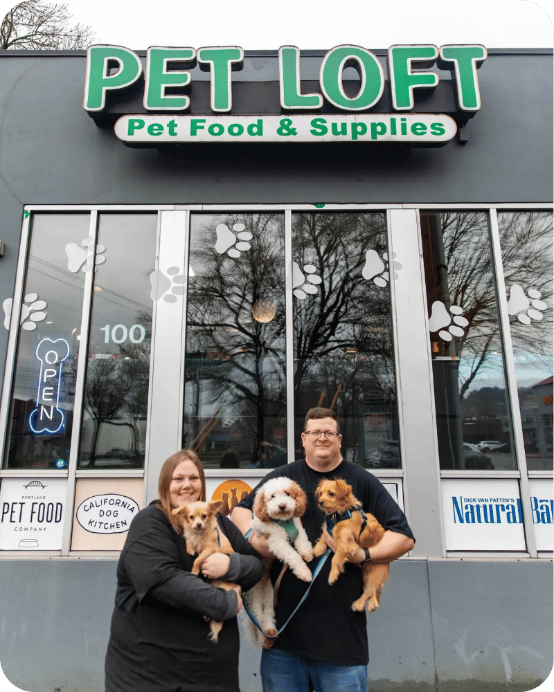 Local pet supplies at Pet Loft NW