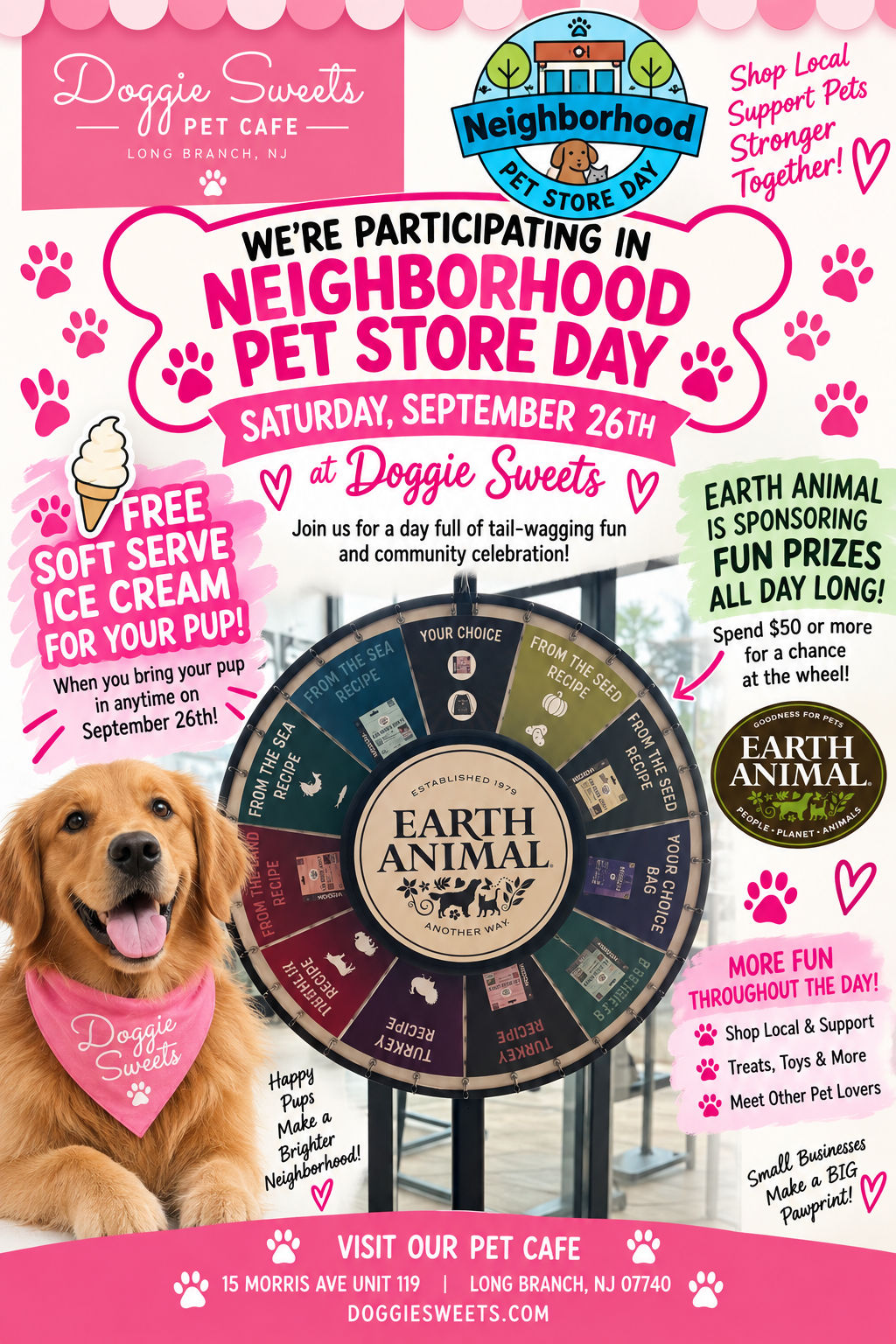 Image of Local Pet Event CAFE EVENT: Neighborhood Pet Store Day! Nearby