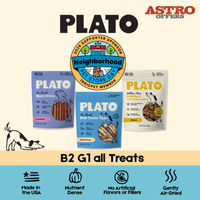 Image of Plato | Neighborhood Pet Store Day | Buy 2, Get 1 FREE on Treats Promotion in Beverly Hills