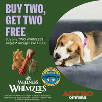 Image of WHIMZEES | Neighborhood Pet Store Day | Buy 2, Get 2 FREE on Singles Promotion in Whitefish Bay