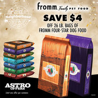 Image of Fromm | Neighborhood Pet Store Day | $4.00 OFF 26lb Four-Star Dry Dog Foods Promotion in Dunedin